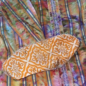 Robert Graham Watercolor Button Front Blouse